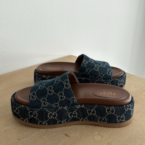 Gucci Angelina Platform Sandals - Picture 9 of 11